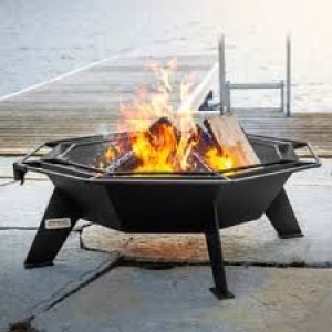 Iron Embers: 4' Octagonal Cottager Fire Pit