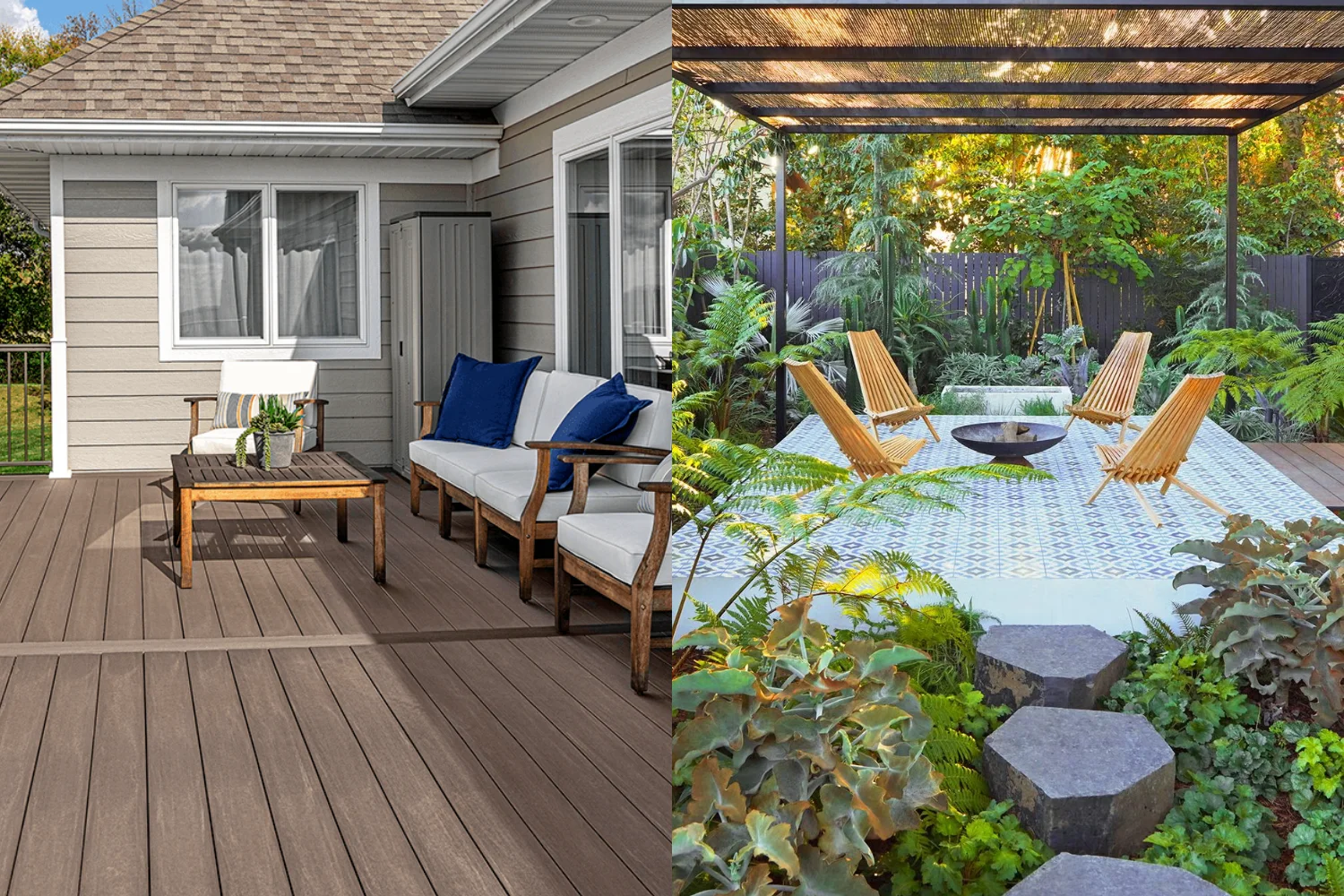 Deck vs patio
